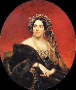 Portrait of Princess Maria Volkonskaya, Karl Briullov